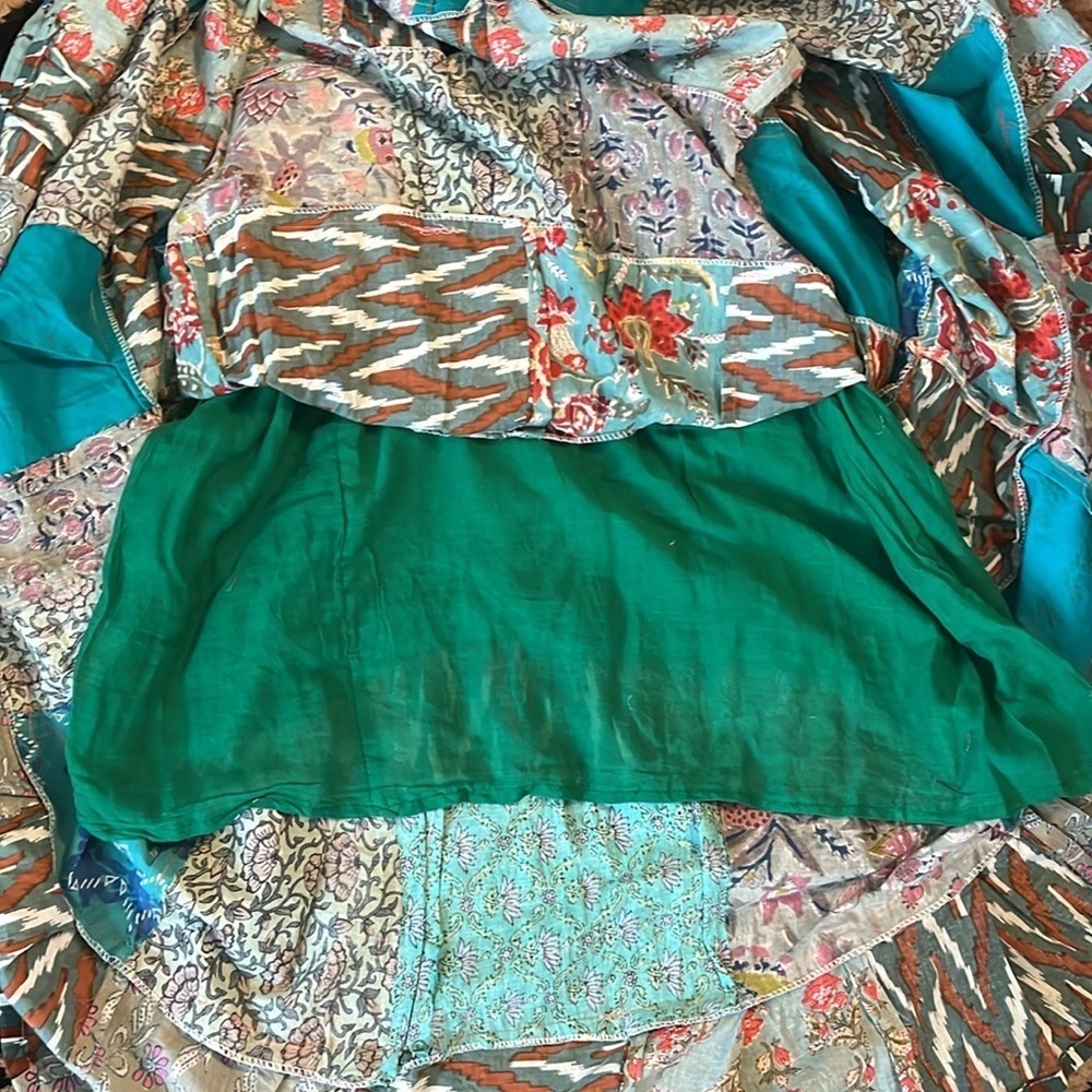 NWT MANU Fashions Multi Colored Maxi Skirt Size Medium - Picture 5 of 5
